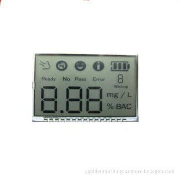7-segment Custom LCD Display Module, TN Positive